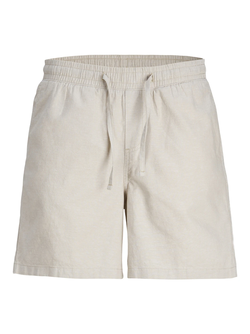 Jaiden Summer Linen Blended Shorts Crockery - Jack & Jones Junior