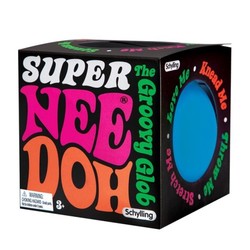 STRESSBALL - SUPER NEEDOH - stor Blå - Fidget Toys