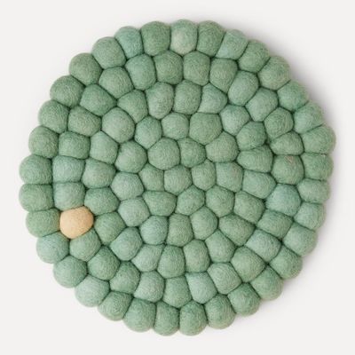 Wooldot Coaster D:20cm Mint/Marsipan - UND Signature 