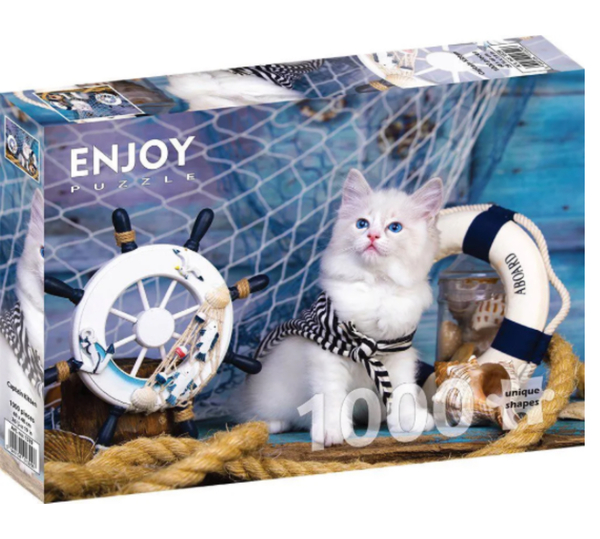 Enjoy puslespill 1000 Captain Kitten