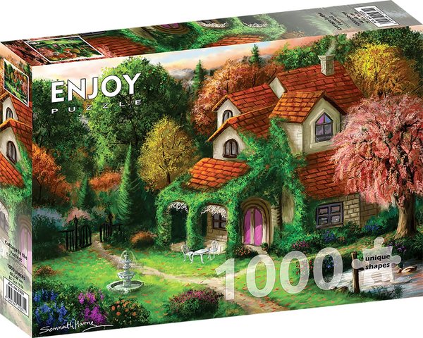 Enjoy puslespill 1000 Cottage in the Forrest