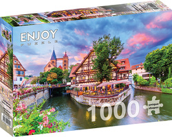 Enjoy puslespill 1000 Esslingen am Neckar, Germany - levering i Mai 1000 biter - Enjoy puzzle