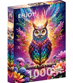 Enjoy puslespill 1000 Neon Owl - levering i Mai 1000 biter - Enjoy puzzle