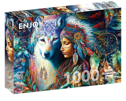Enjoy puslespill 1000 Native Princess - levering i Mai 1000 biter - Enjoy puzzle