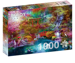 Enjoy puslespill 1000 Japanese Garden - levering i Mai 1000 biter - Enjoy puzzle