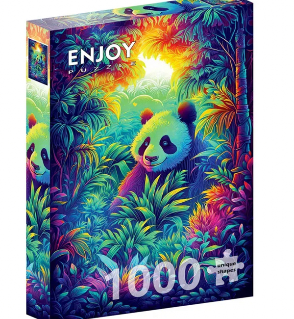 Enjoy puslespill 1000 Panda Corner