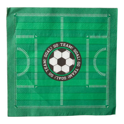 Servietter Fotball 16pk Fotball - Bursdag/Fest