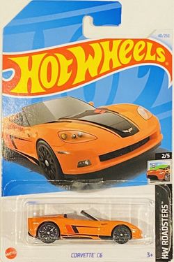 Hot Wheels 1:64 - Corvette C6 - HW Roadsters Corvette C6 - Hot Wheels