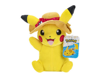 Pokemon pikachu Plysj Summer - 20 Cm Pikachu m/ hat - Salg