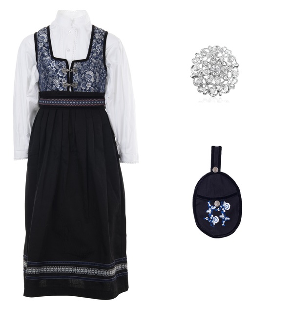 Oline Festdrakter med veske