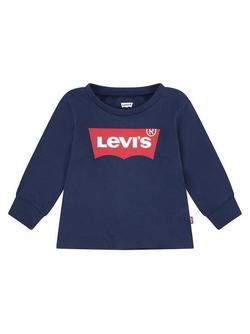 LEVIS BATWING LANGERMET T-SKJORTE DRESS BLUES - Levis
