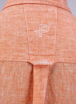 Pelle P Linen Shirt Carrot Melange - Pelle P