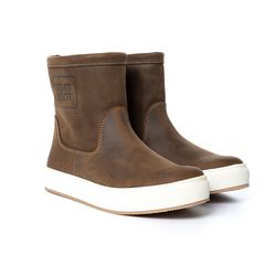 Boatboot Low cut   brun - BOATBOOTH