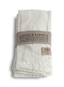 LIN SERVIETT  LOVELY LINEN  offwhite - Kardelen Lovely linen