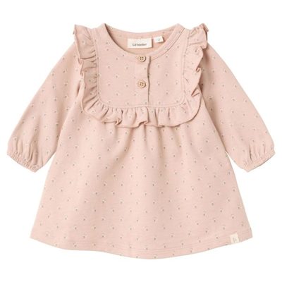 fanja ls sweat dress Rose Dust - LIL`ATELIER
