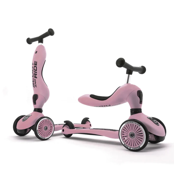  Scoot & Ride Sparkesykkel, Highwaykick 1 - Rose 