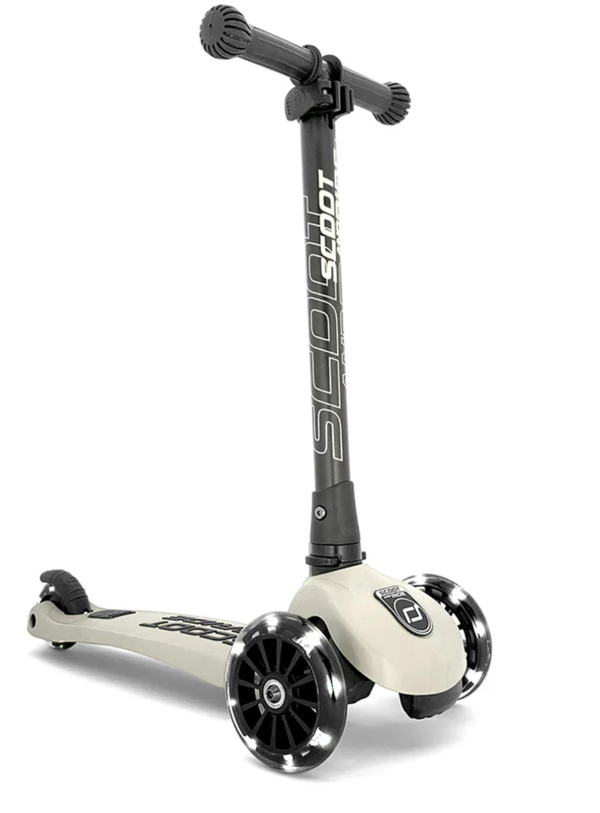 Scoot & Ride Sparkesykkel, Highwaykick 3 LED - Ash