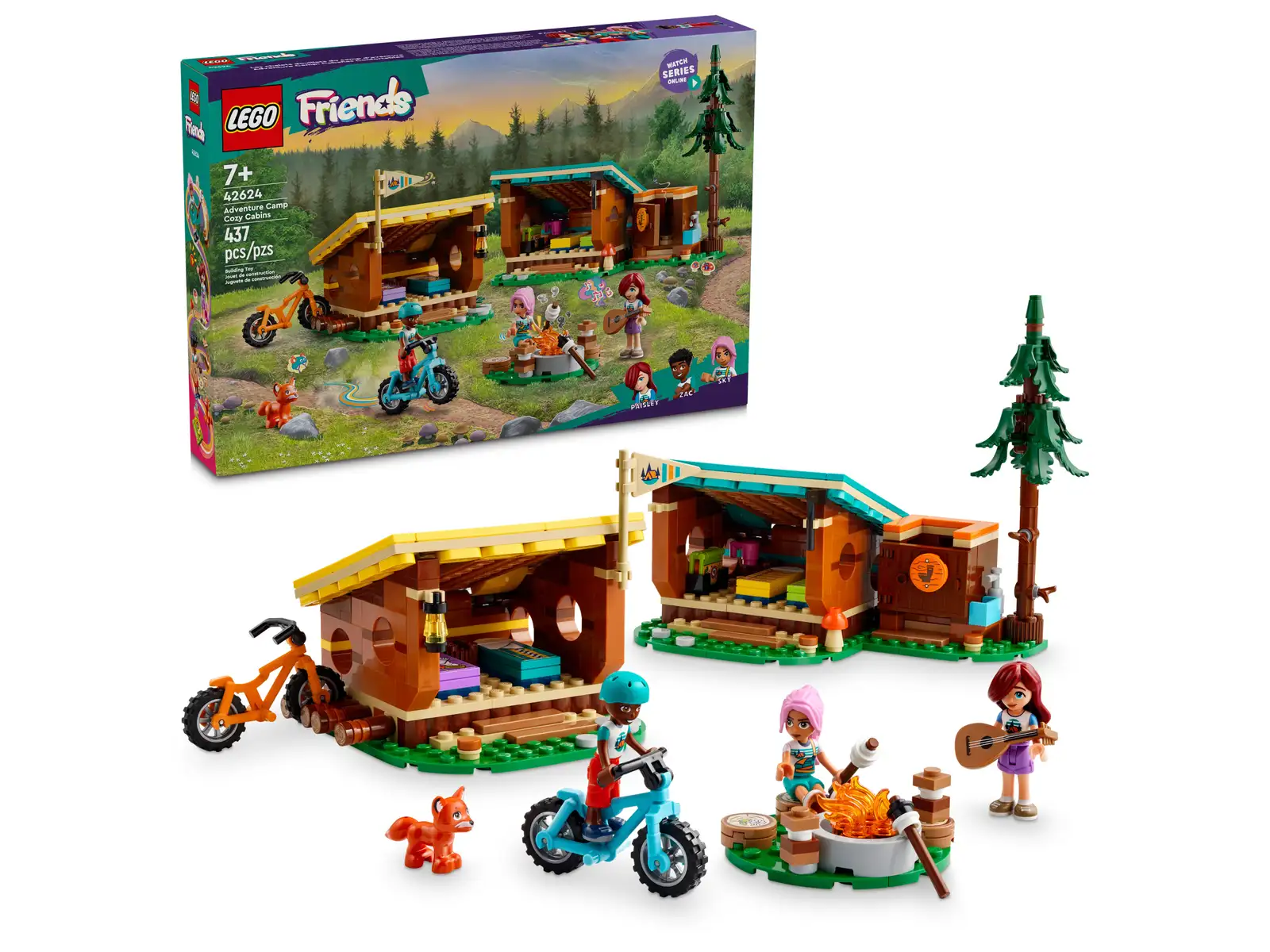 LEGO 42624 Koselige hytter på ferieleir 42624 - Lego friends