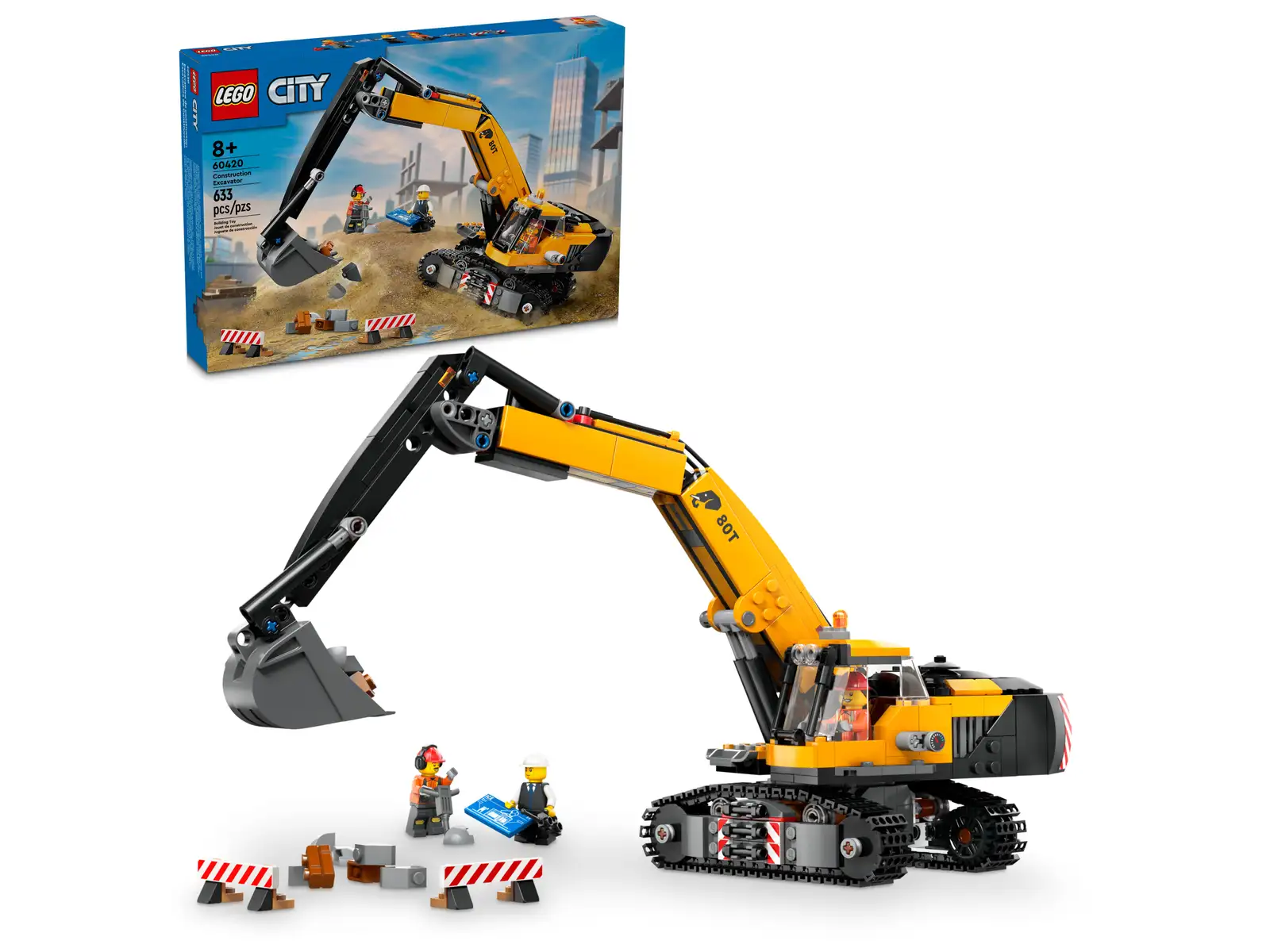 LEGO 60420 Gul gravemaskin 60420 - Lego city