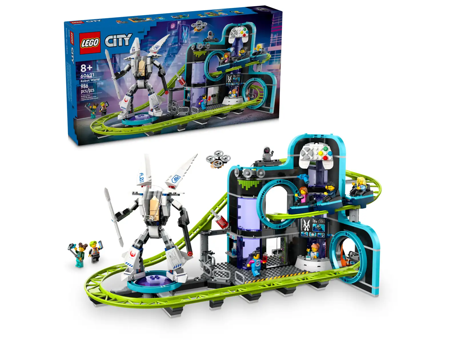 LEGO 60421 Robotverden med berg-og-dal-bane 60421 - Lego city