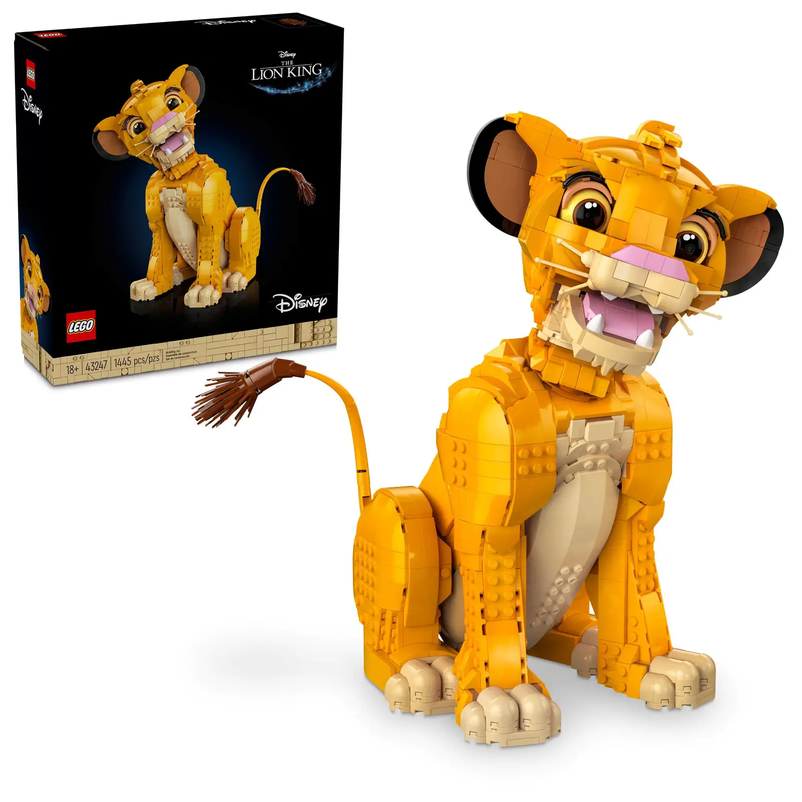 LEGO 43247 Løvenes konge, Simba, som ung 43247 - Lego for voksne