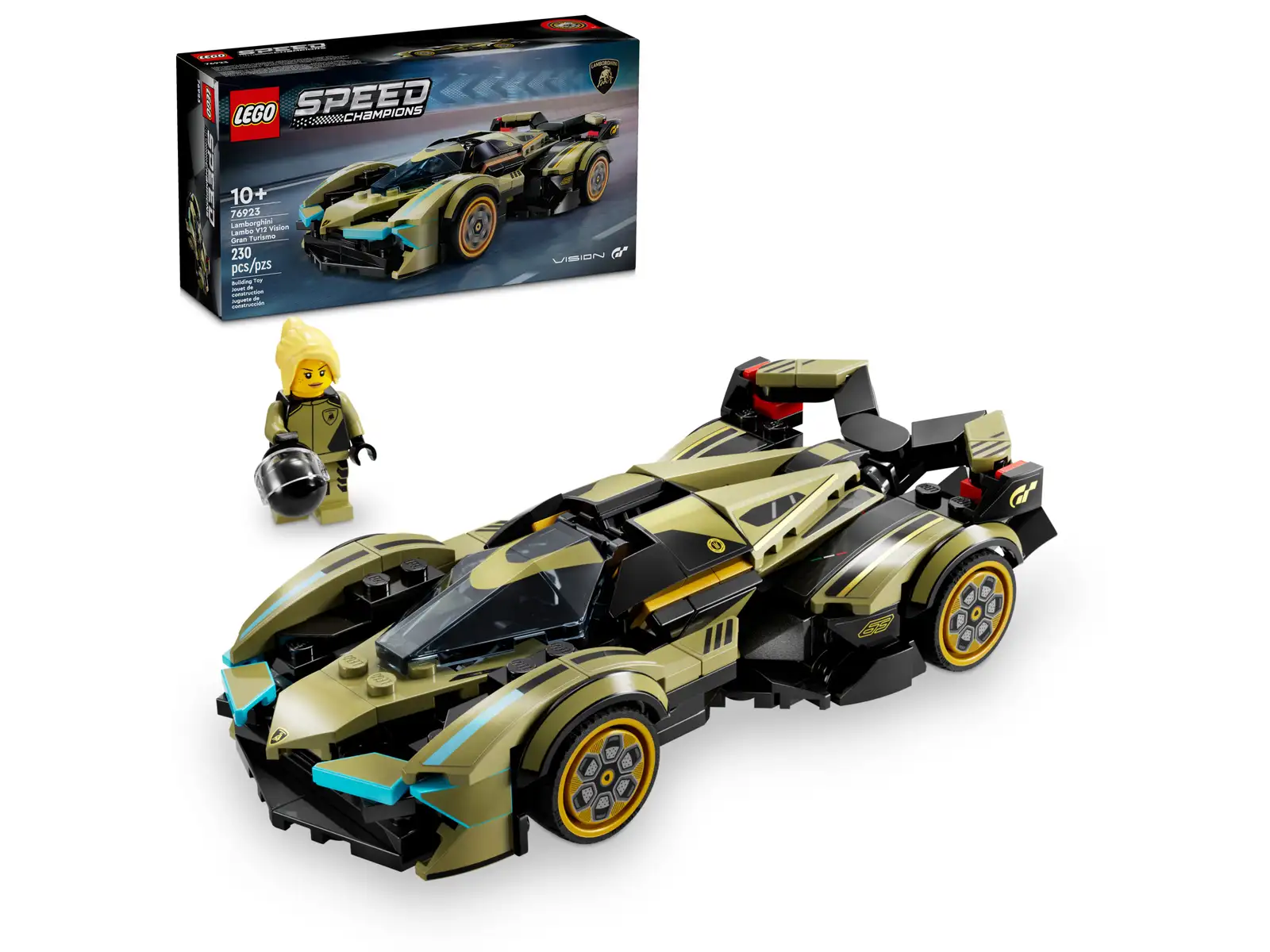LEGO 76923 Lamborghini Lambo V12 Vision GT-superbil 76923 - Lego Speed Champions
