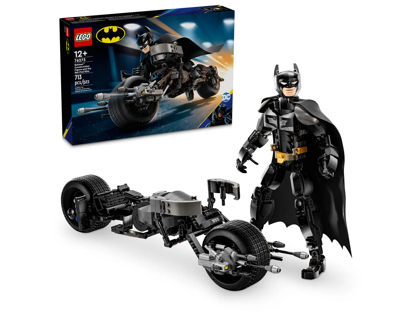 LEGO 76273 Byggbar Batman™-figur og batpod-sykkelen 76273 - Lego Batman