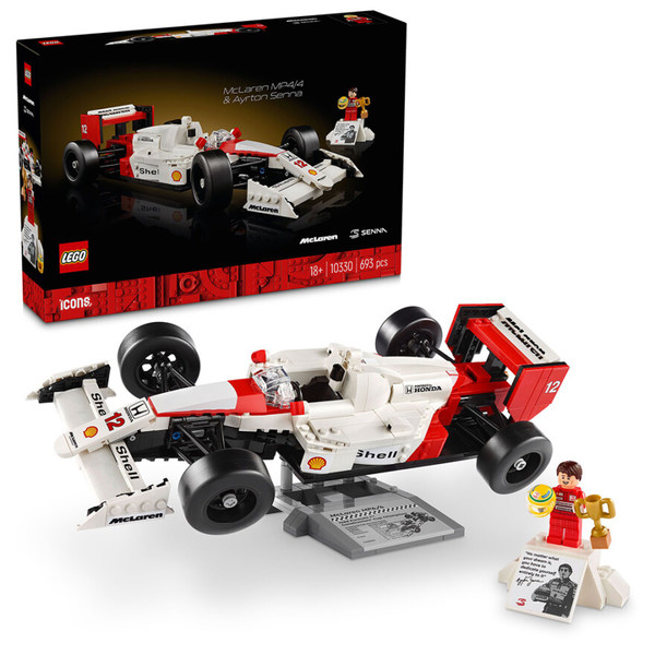 LEGO 10330 McLaren MP4/4 og Ayrton Senna