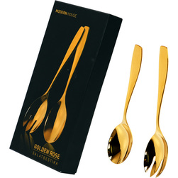 Modern House - Golden Rose - Salatbestikk s/2