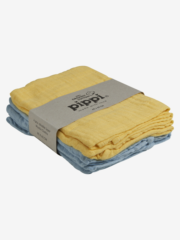 Pippi 4-pk kluter organisk bomull