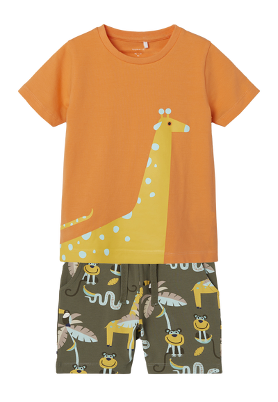 NMMZOMU SHORTS SET Dusty Olive - Name It