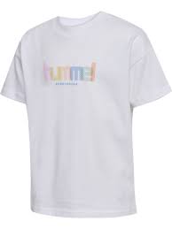 hmlAGNES T-SHIRT S/S BRIGHT WHITE - Hummel