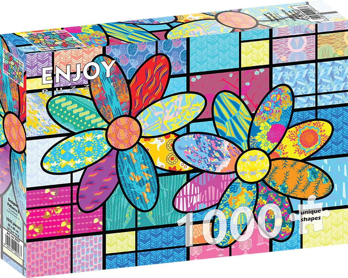 Enjoy puslespill 1000 Designer Patterns 3 Designer patterns 3 - Enjoy puzzle