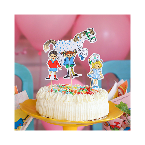 Kaketopp pippi Langstrømpe