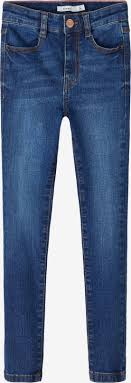 NMFPOLLY SKINNY JEANS Dark Blue Denim - Name It