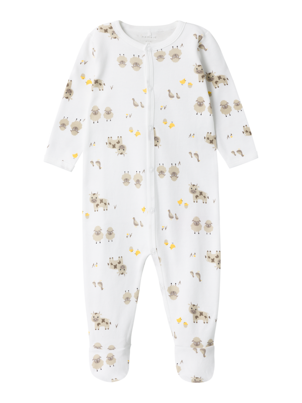 NBNNIGHTSUIT W/F FARM ANIMALS NOOS