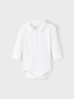 NBMROLGER LS POLO BODY White Alyssum - Name It