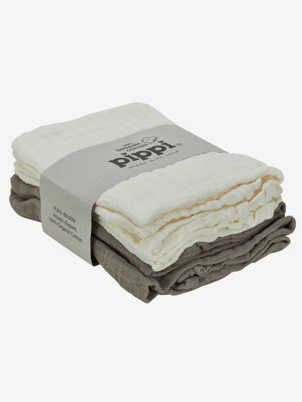 Pippi 4-pk kluter organisk bomull