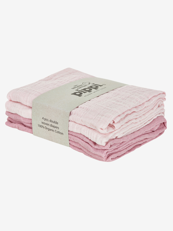 Pippi 4-pk kluter organisk bomull