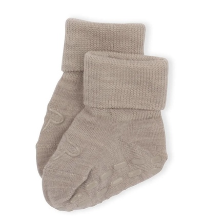 Lillelam antigli sokk ull Brun - Lillelam