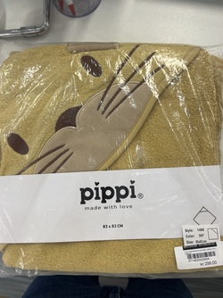 Pippi badehåndkle med hette 