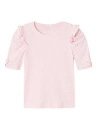 NKFFLUPPE SS TOP Parfait Pink SOLID - Name It