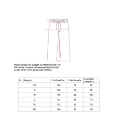 Kattnakken aktiv bukse / turbukse vaksen 