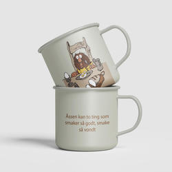 FLÅKLYPA - Emaljekopp