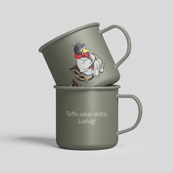 FLÅKLYPA - Emaljekopp