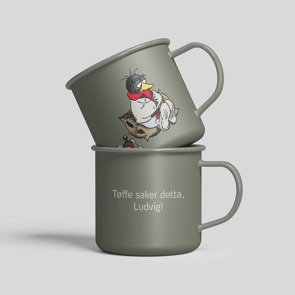 FLÅKLYPA - Emaljekopp Solan syk - Inspirasjon Forlag AS