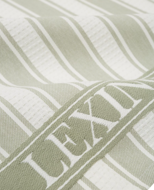 Icons stripet kjøkkenhåndkle m/vaffelstruktur, bomullstwill