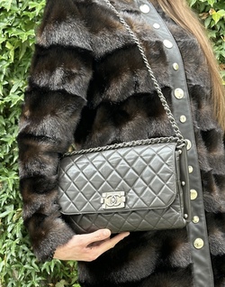 Chanel Boy Flap  brun - Chanel