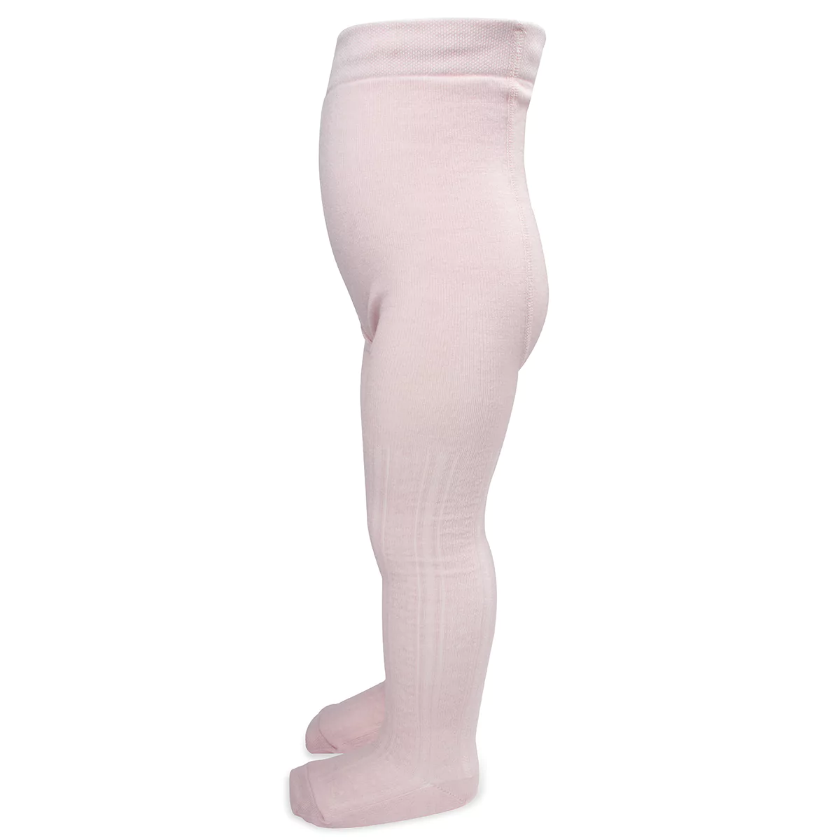 Lillelam ullstrømpebukse m/mønster rosa