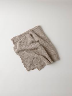 NBNWRUNI WOOL KNIT BLANKET Pure Cashmere Melange - Name It